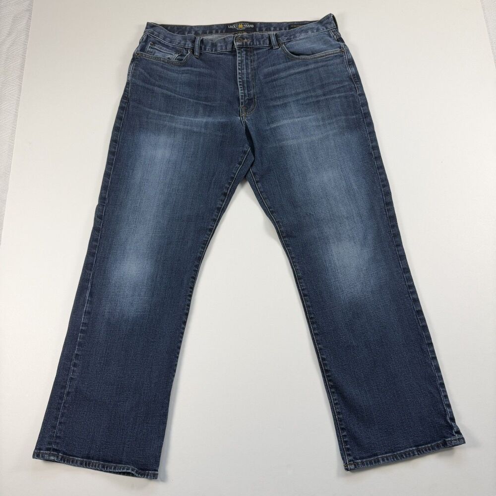Lucky Brand 181 Relaxed Straight Jeans Men’s 38x32 Blue Denim USA